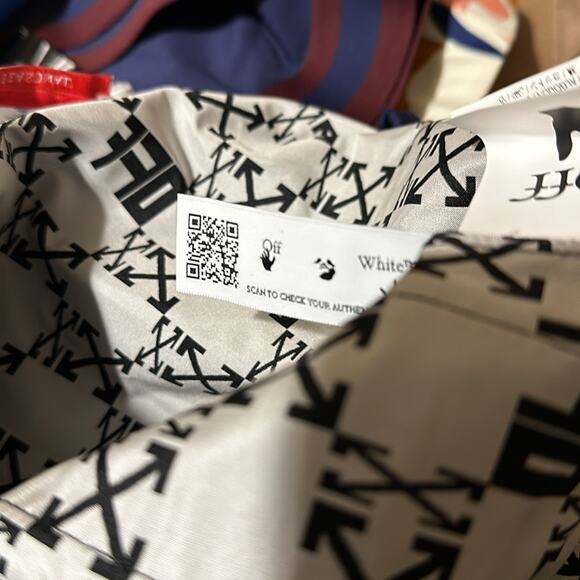 OFF-WHITE monogram nylon pants Black - Picture 13 of 16